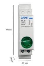 سیگنال مینیاتوری سبز ND9-1/GREEN 230 چینت(چانت)