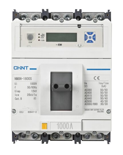کلید اتوماتیک 1000 آمپر رله رله الکترونیکی NM8N-1600S 3P EN 1000A چینت(چاینت)