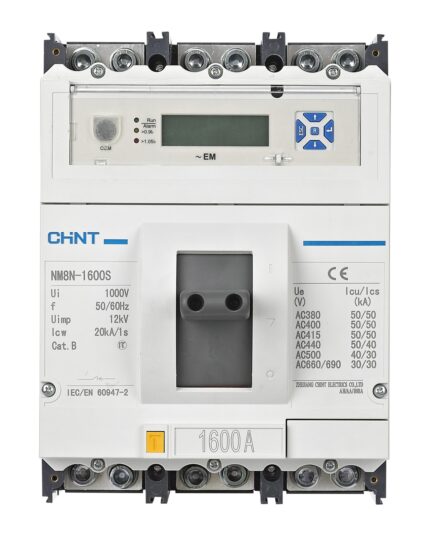 کلید اتوماتیک 1600 آمپر رله الکترونیکی NM8N-1600S 3P EN 1600A چینت(چاینت)