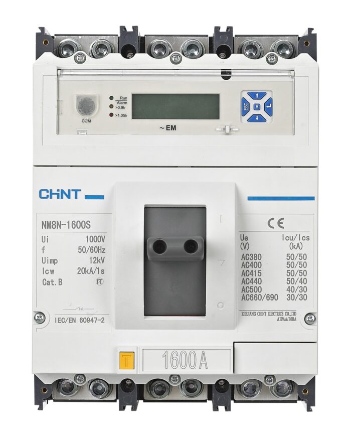 کلید اتوماتیک 1600 آمپر رله الکترونیکی NM8N-1600S 3P EN 1600A چینت(چاینت)