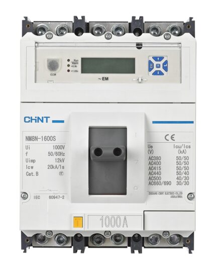 کلید اتوماتیک 1000 آمپر رله حرارتی مغناطیسی NM8N-1600S 3P TM 1000A چینت