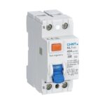 کلید جریان نشتی باقیمانده 2 پل 40 آمپر- با حساسیت 30 میلی آمپر NL1-63 2P 40A 30mA AC 6KA چینت (چاینت)