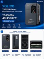 اینورتر YOLICO YD3000BN 40HP مدل YD3030 T4 BN